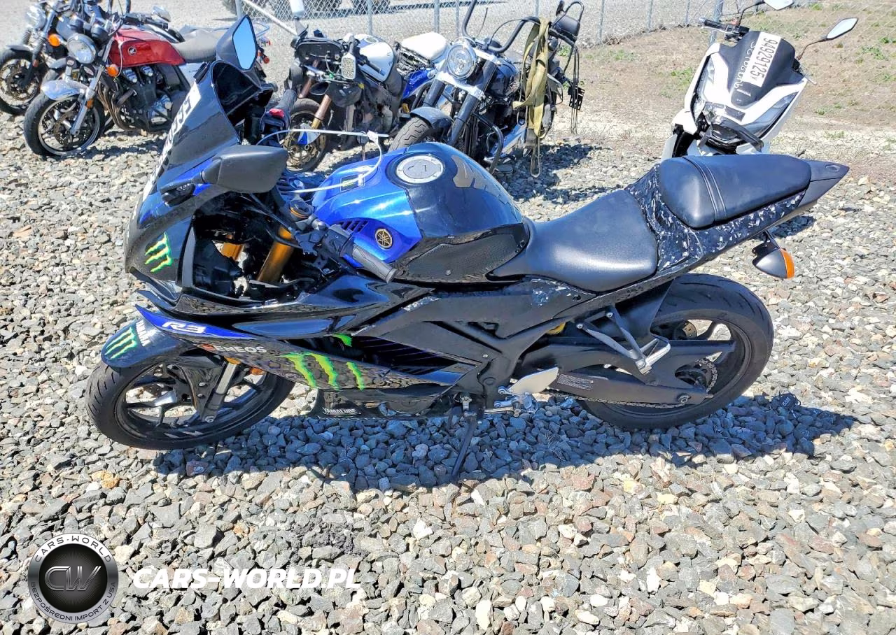 2021 Yamaha Yzfr3 A VIN:MH3RH18Y4MK006783 - 3