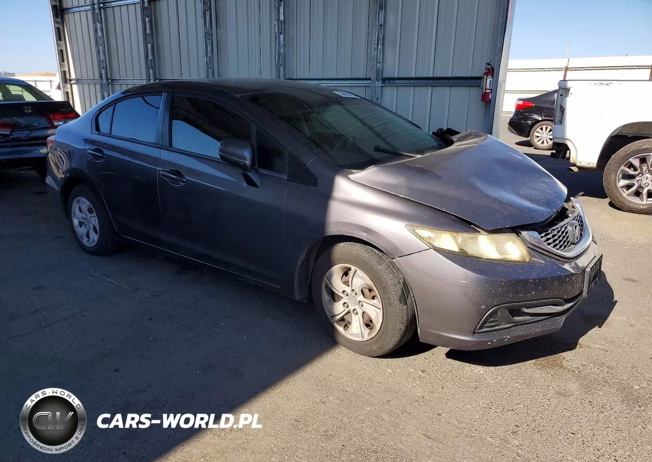 2014 Honda Civic Lx VIN:19XFB2F56EE247623 - 4