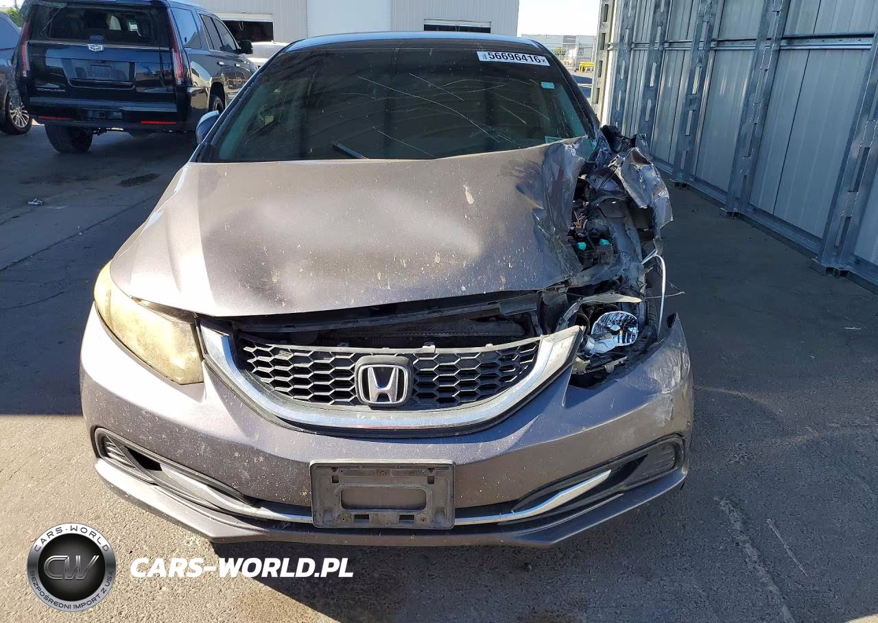 2014 Honda Civic Lx VIN:19XFB2F56EE247623 - 5
