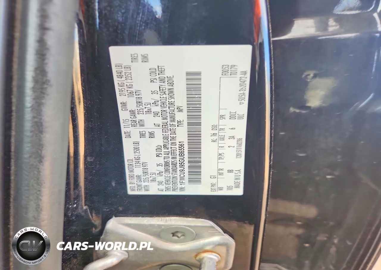 2016 Ford Escape Titanium VIN:1FMCU9J95GUB65561 - 12