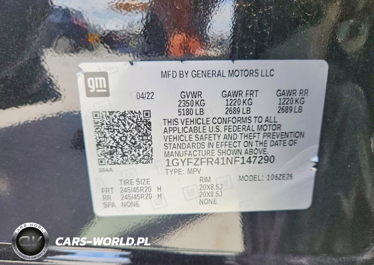 2022 Cadillac Xt4 Sport VIN:1GYFZFR41NF147290 - 13