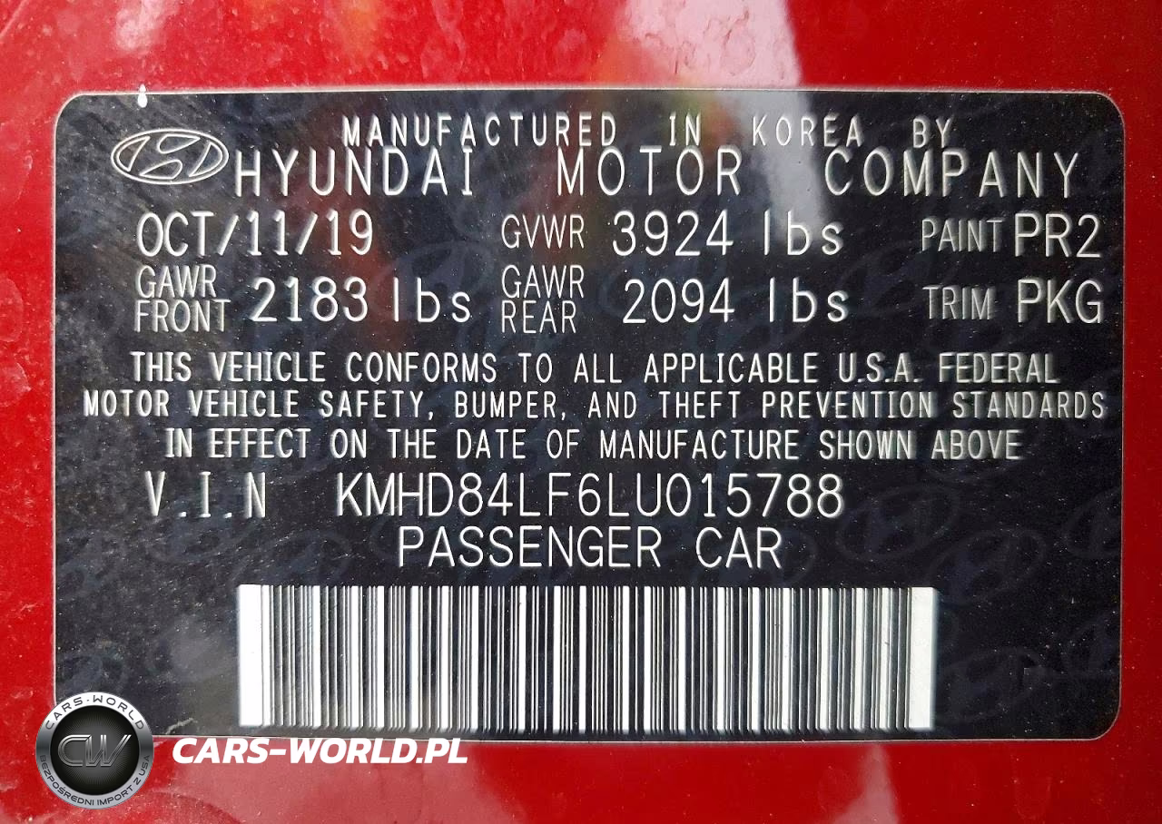 2020 Hyundai Elantra Value Edition VIN:KMHD84LF6LU015788 - 12