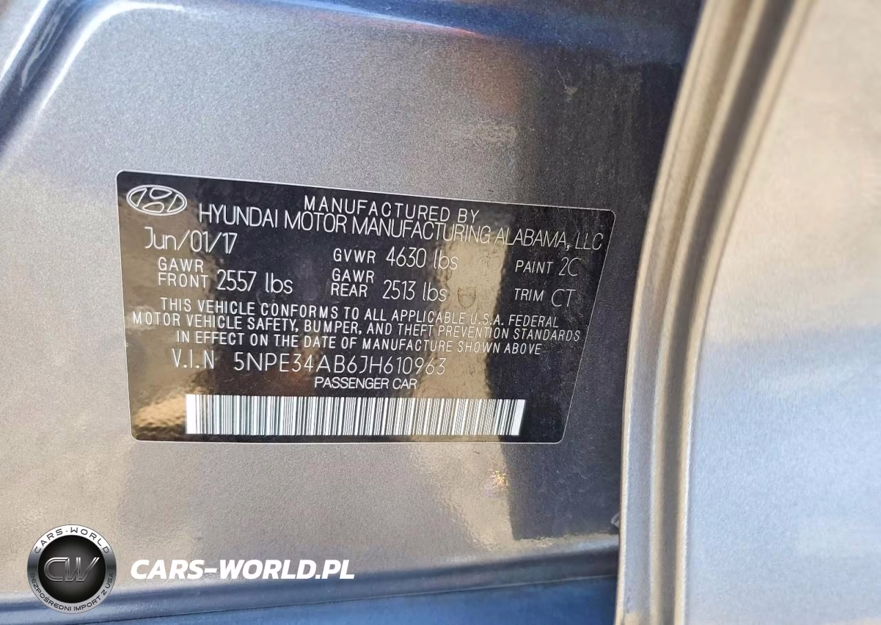 2018 Hyundai Sonata Sport 2.0T VIN:5NPE34AB6JH610963 - 12