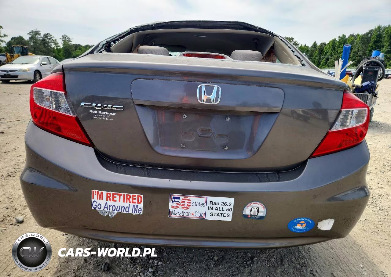 2012 Honda Civic VIN:19XFB2F57CE080346 - 6