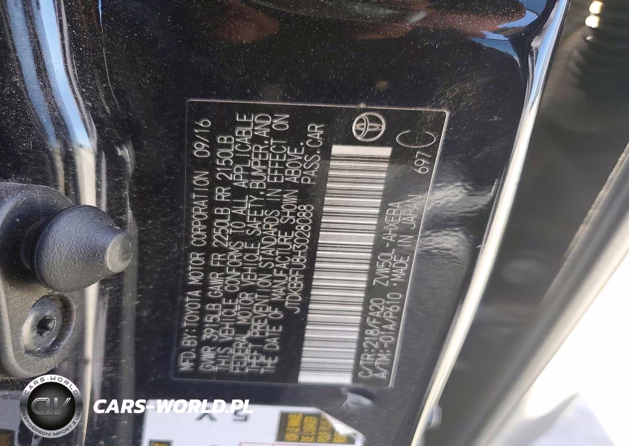 2017 Toyota Prius Two VIN:JTDKBRFU8H3028088 - 12