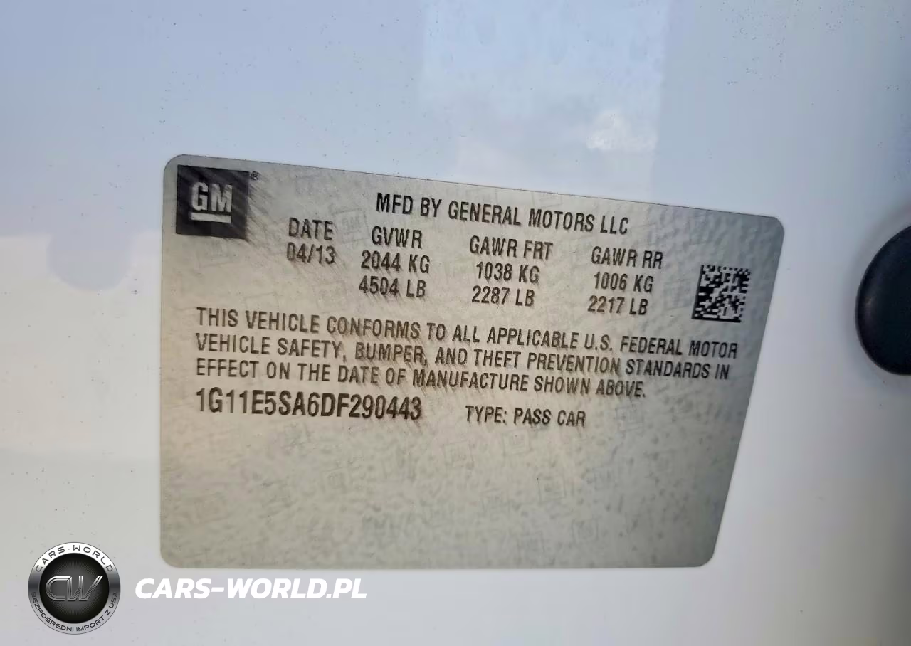 2013 Chevrolet Malibu 2Lt VIN:1G11E5SA6DF290443 - 12