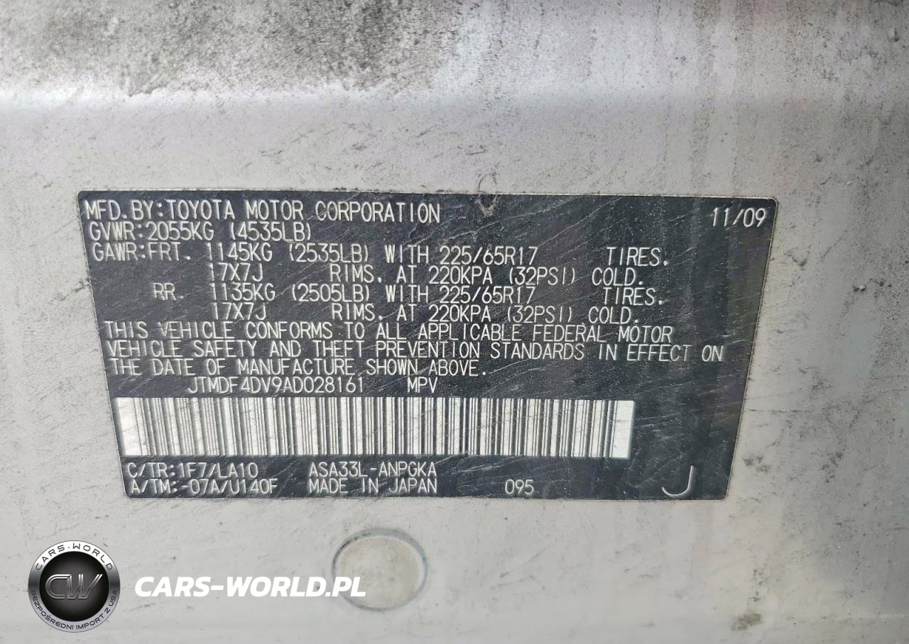 2010 Toyota Rav4 Limited VIN:JTMDF4DV9AD028161 - 13
