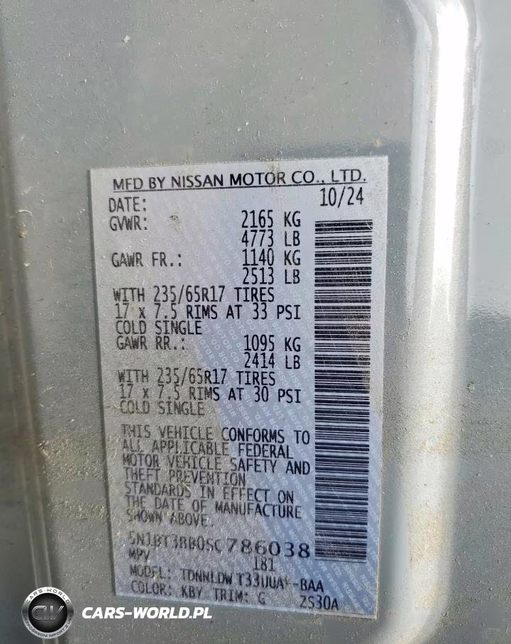 2025 Nissan Rogue Rock Creek VIN:5N1BT3BB0SC786038 - 13