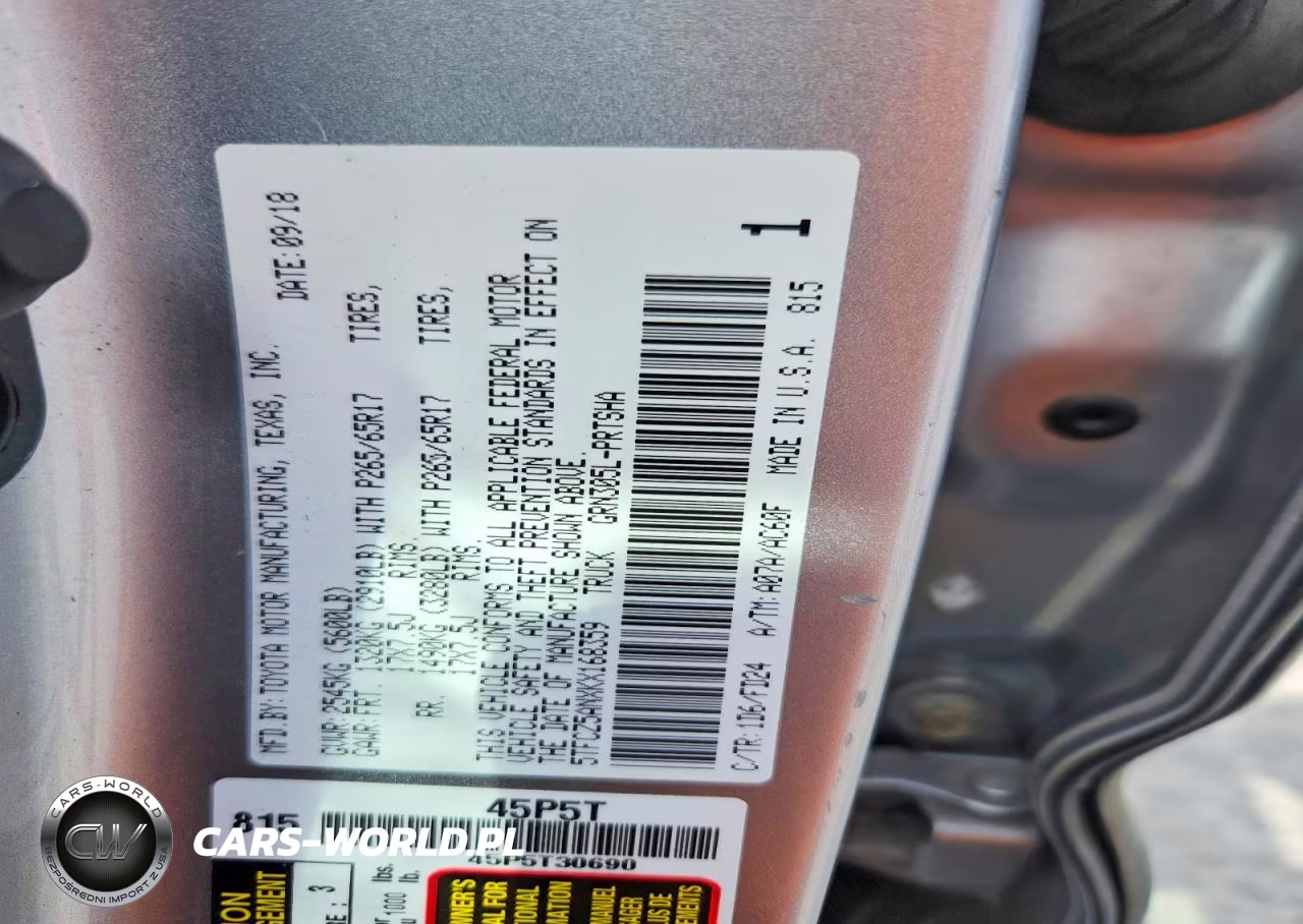 2019 Toyota Tacoma Trd Sport VIN:5TFCZ5ANXKX168359 - 12