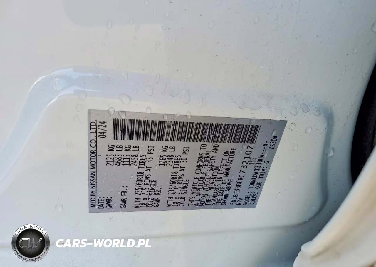2024 Nissan Rogue Sv VIN:5N1BT3BB6RC732107 - 13