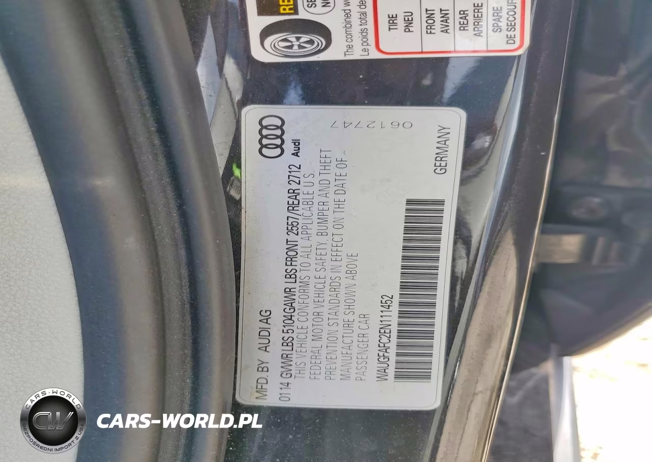 2014 Audi A6 Premium Plus VIN:WAUGFAFC2EN111452 - 12