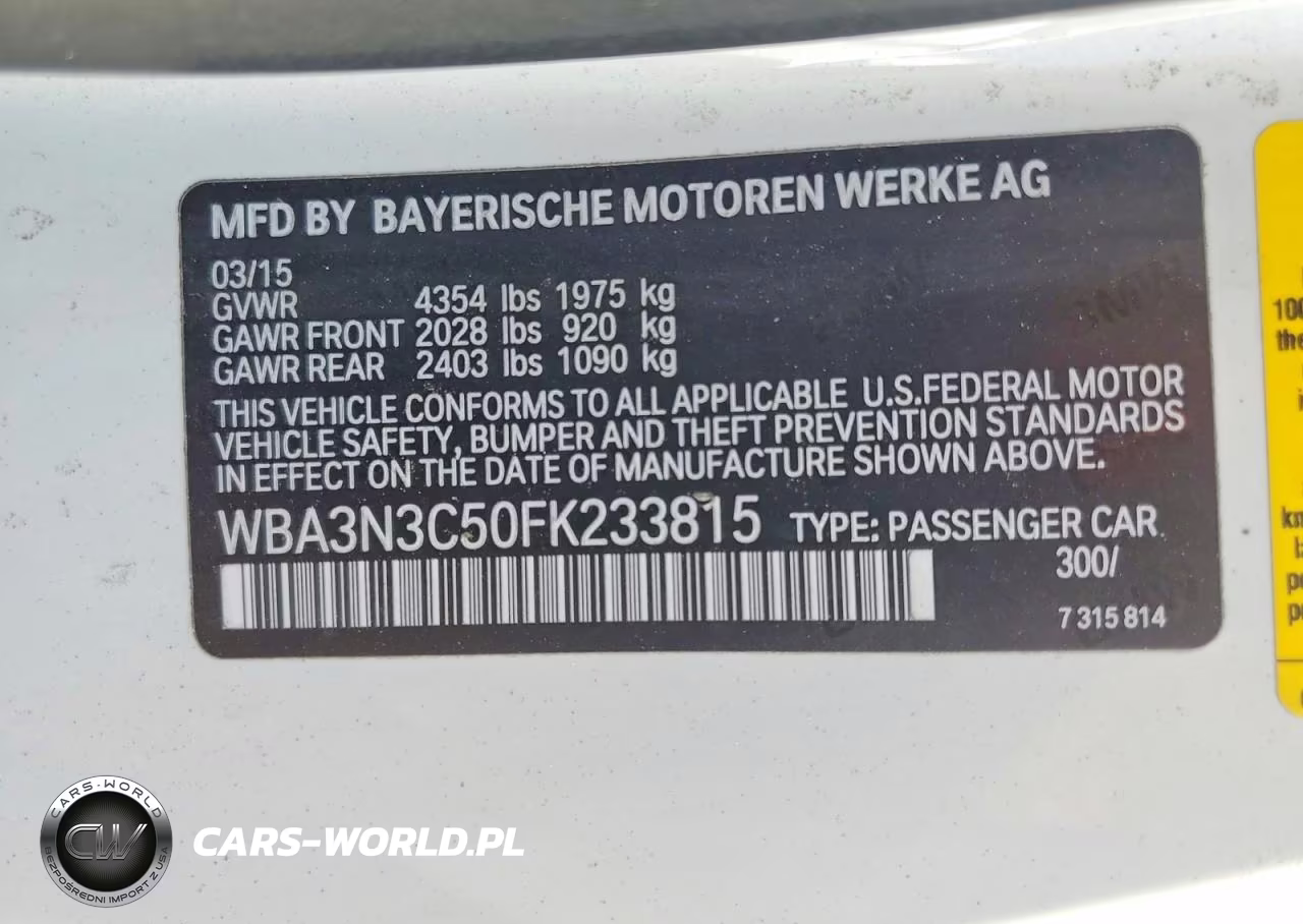 2015 BMW 428 I VIN:WBA3N3C50FK233815 - 12