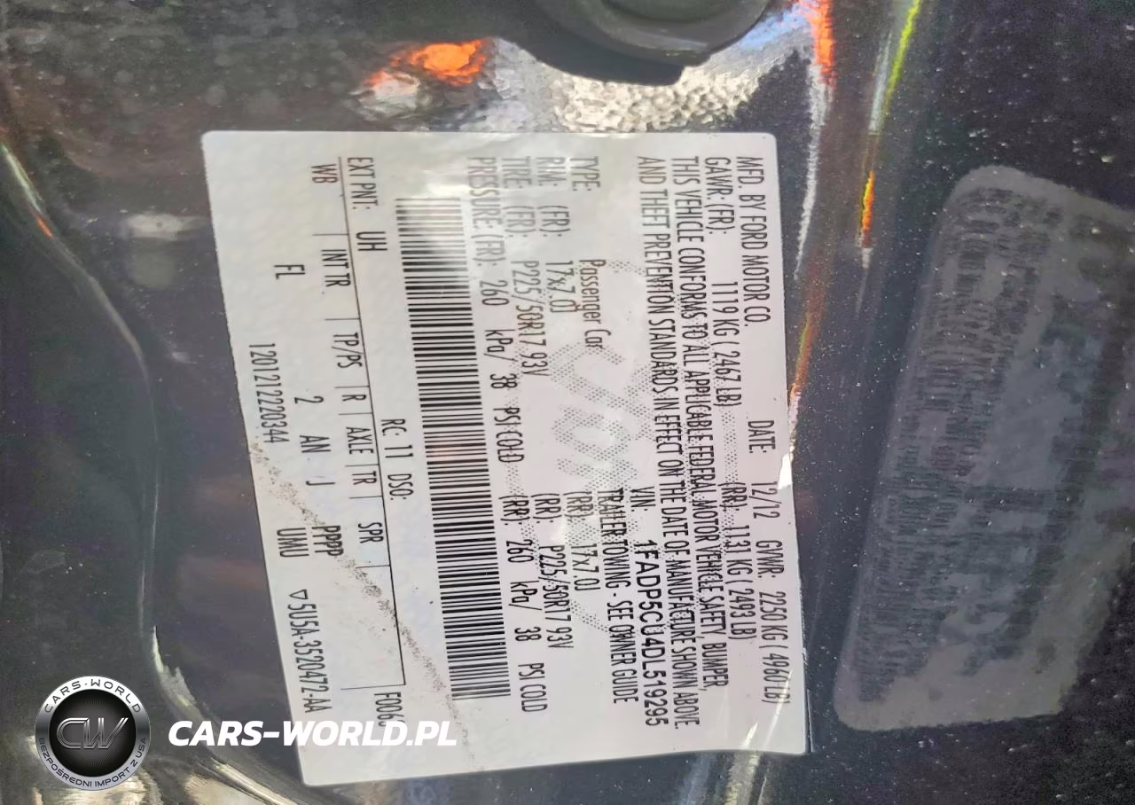2013 Ford C-Max Premium VIN:1FADP5CU4DL519295 - 13