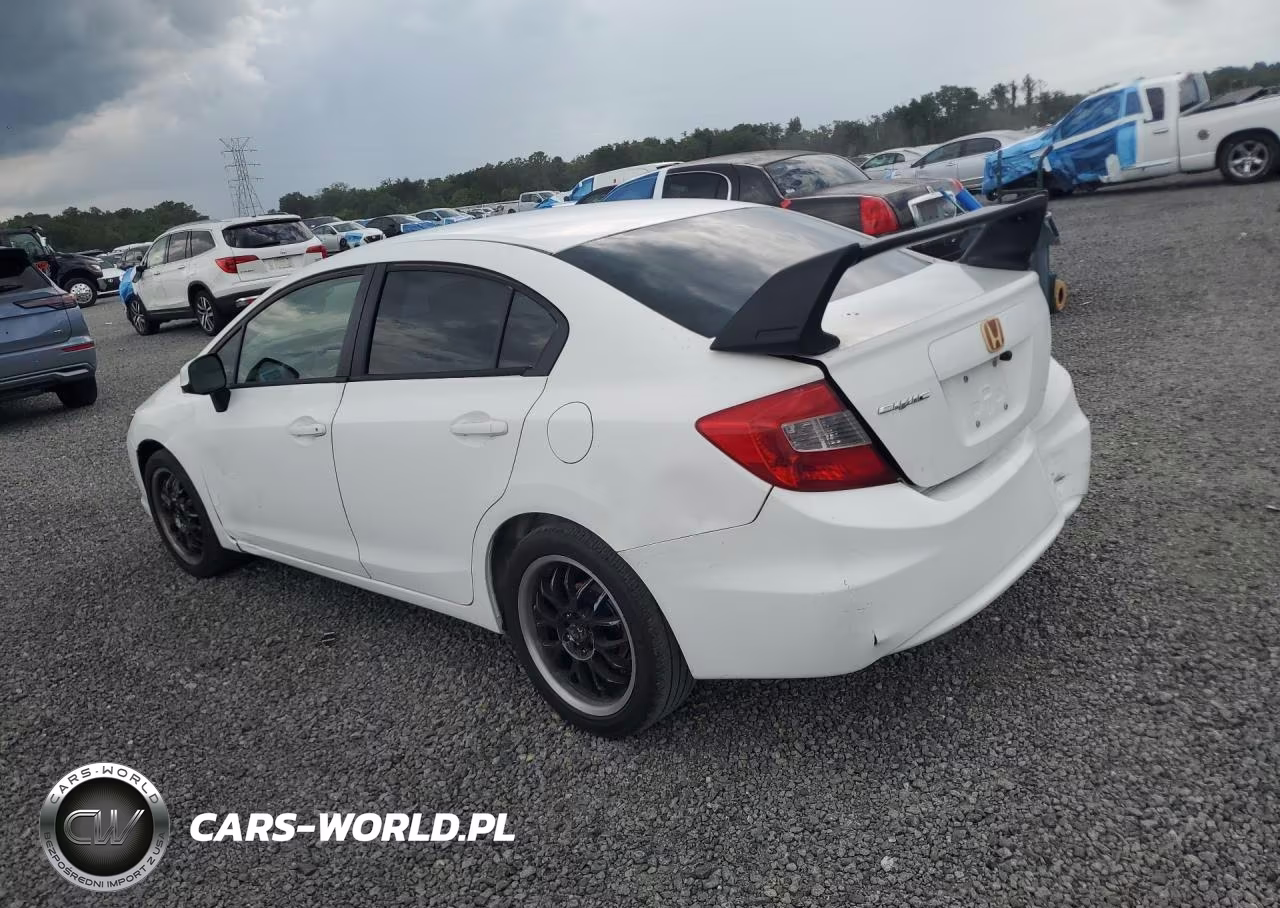 2012 Honda Civic Lx VIN:JHMFB2F5XCS000114 - 2