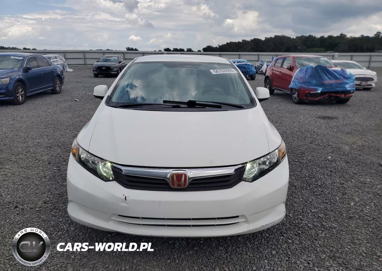 2012 Honda Civic Lx VIN:JHMFB2F5XCS000114 - 5