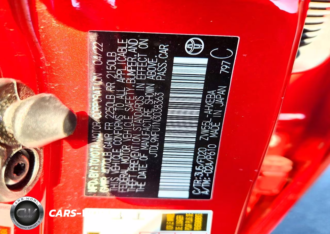 2022 Toyota Prius Le VIN:JTDL9MFU1N3038363 - 12
