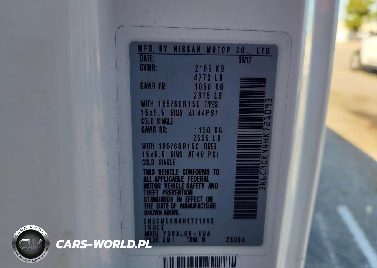 2017 Nissan Nv200 Delivery Van VIN:3N6CM0KN4HK721093 - 13