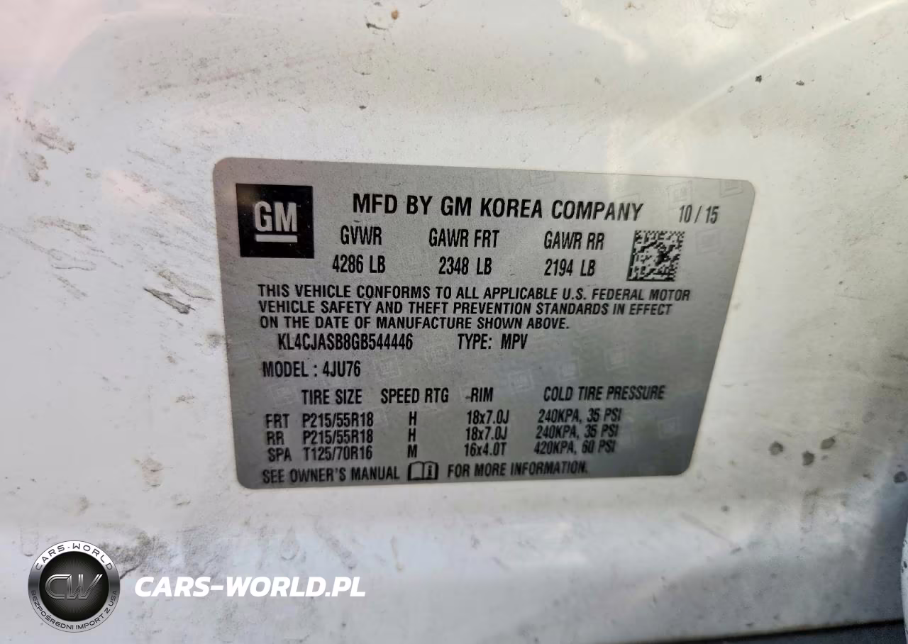 2016 Buick Encore VIN:KL4CJASB8GB544446 - 13
