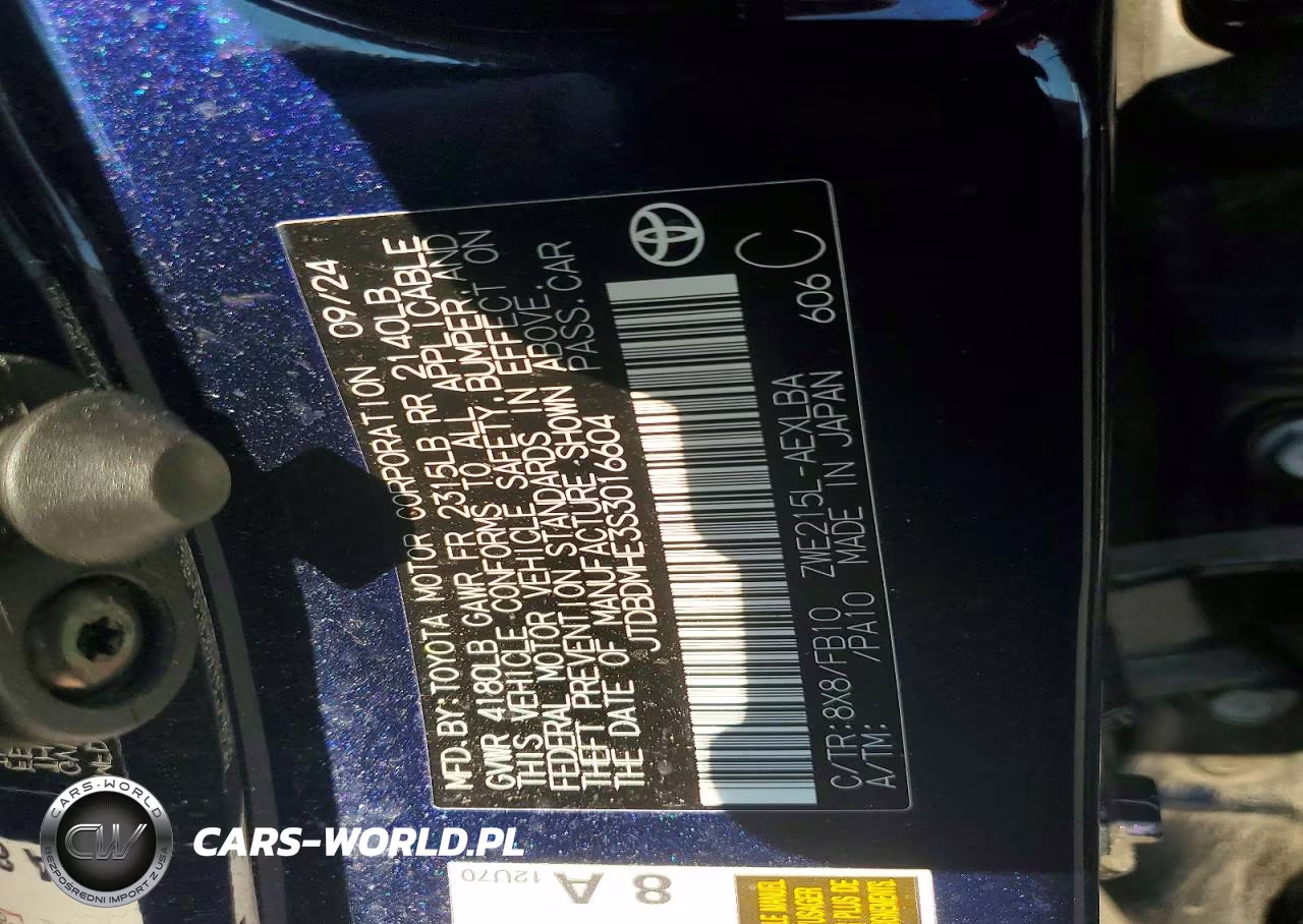 2025 Toyota Corolla Hybrid Le VIN:JTDBDMHE3S3016604 - 12