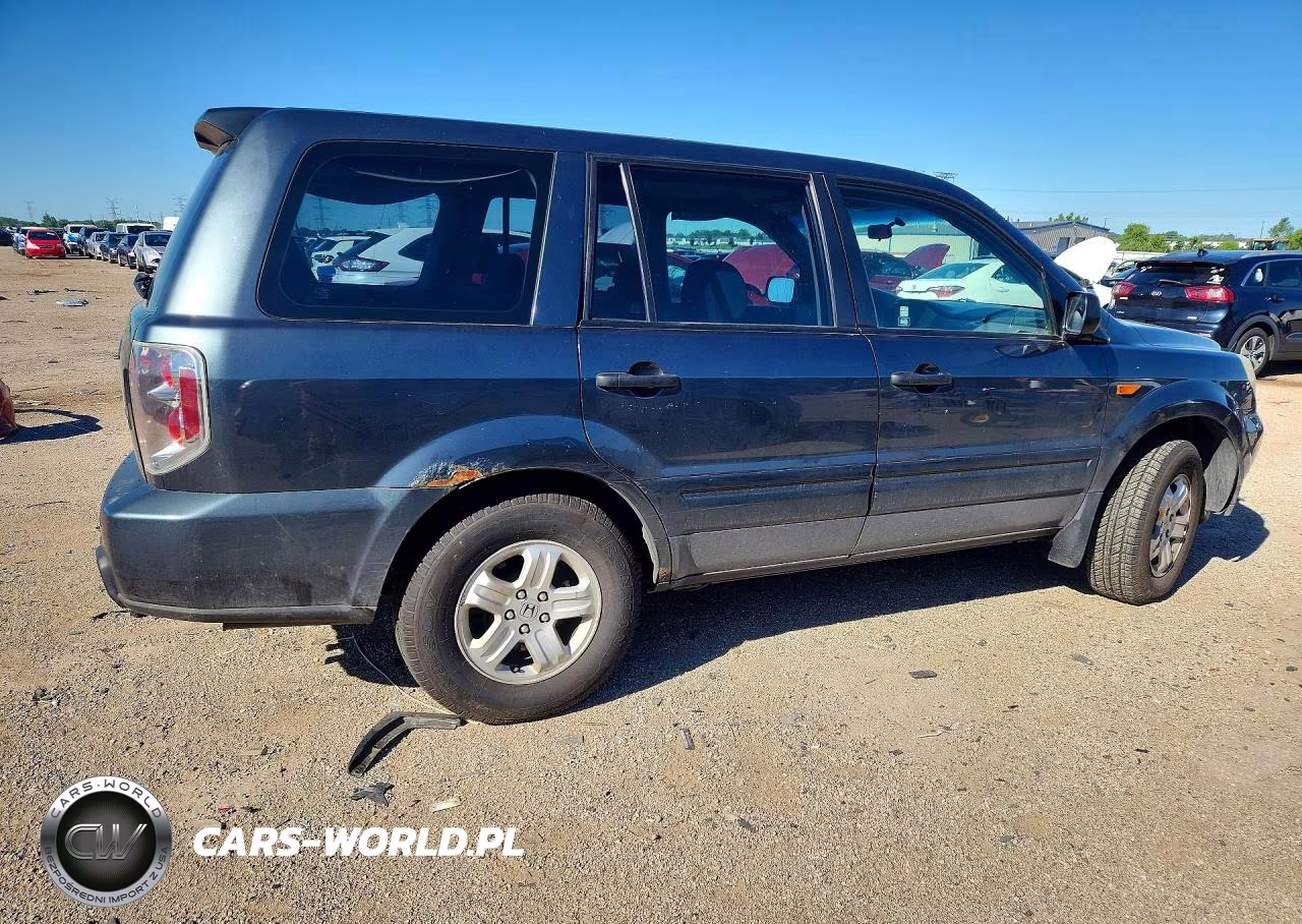 2006 Honda Pilot Lx VIN:5FNYF28166B002047 - 3