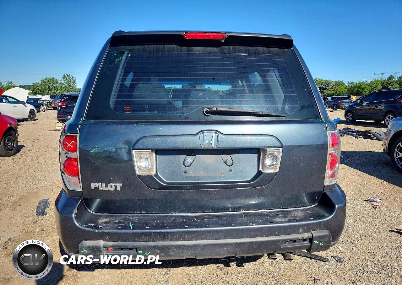 2006 Honda Pilot Lx VIN:5FNYF28166B002047 - 6