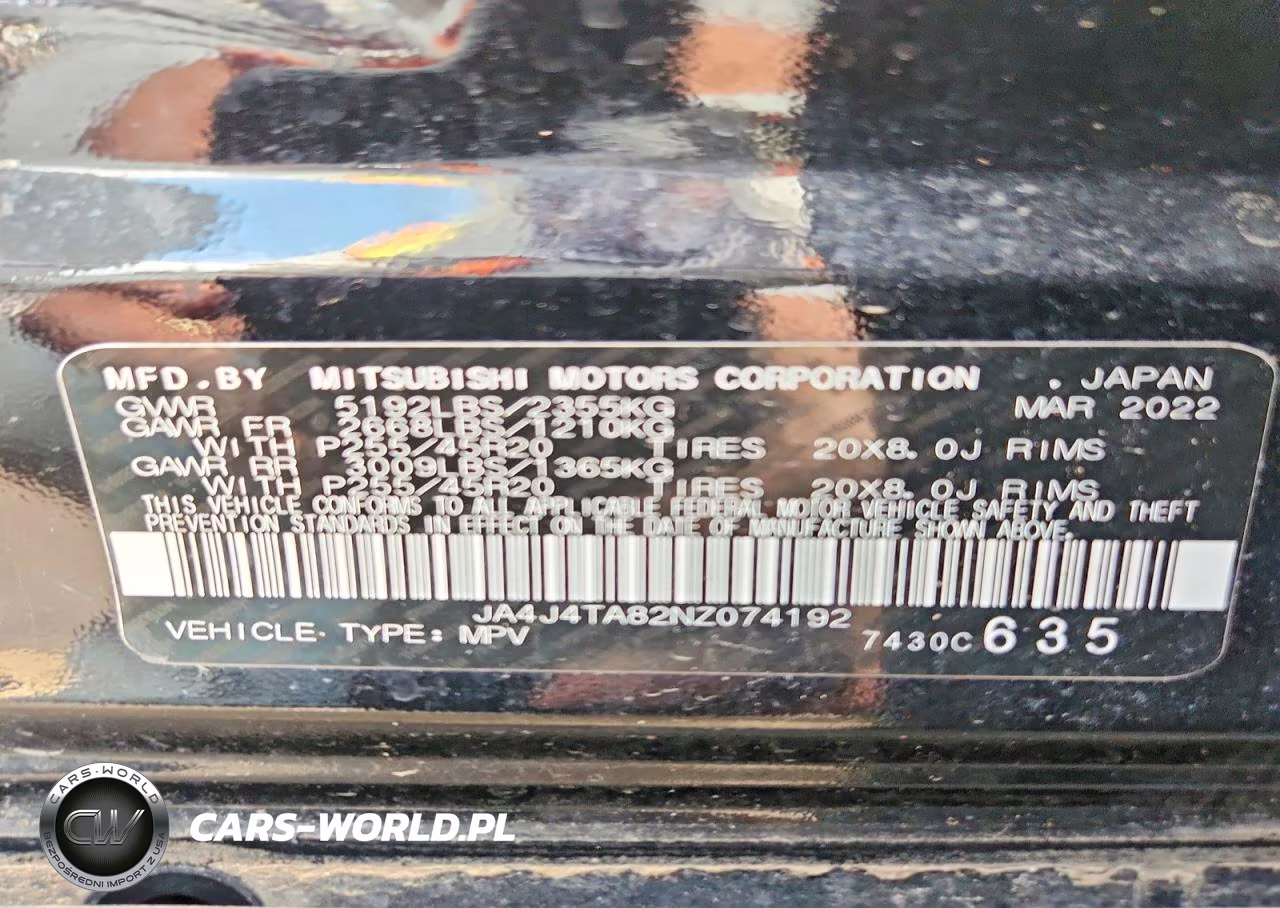 2022 Mitsubishi Outlander Es VIN:JA4J4TA82NZ074192 - 12