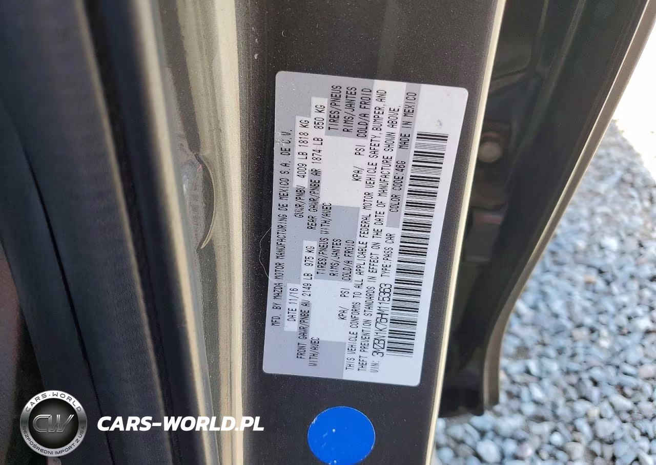 2017 Mazda 3 Sport VIN:3MZBN1K76HM115363 - 12