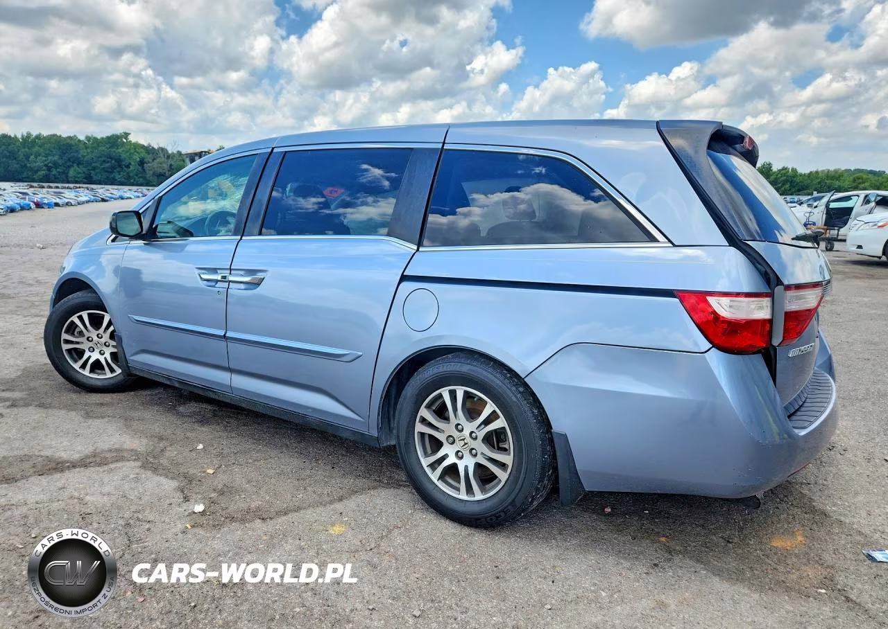 2012 Honda Odyssey Exl VIN:5FNRL5H63CB105934 - 2