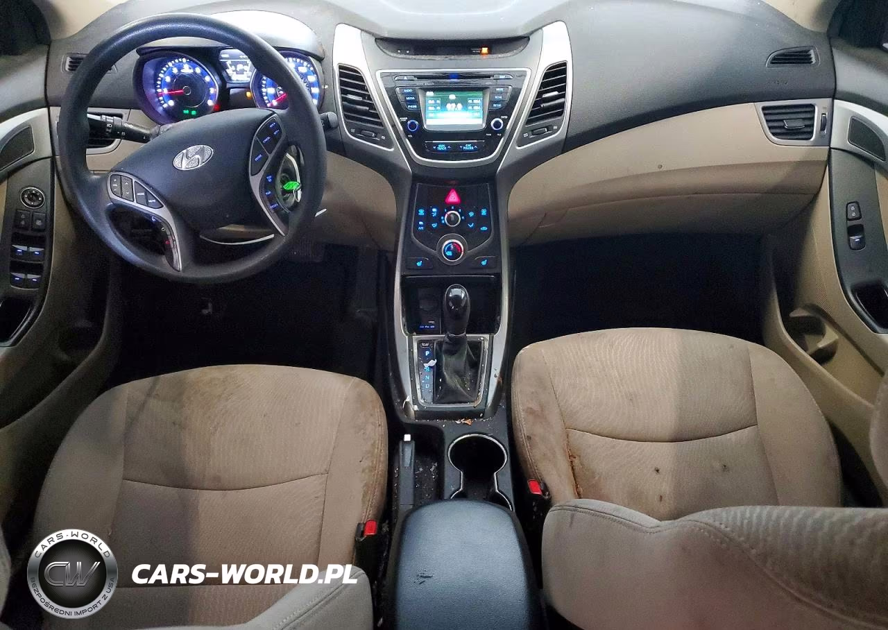 2014 Hyundai Elantra Se VIN:5NPDH4AE1EH457390 - 8