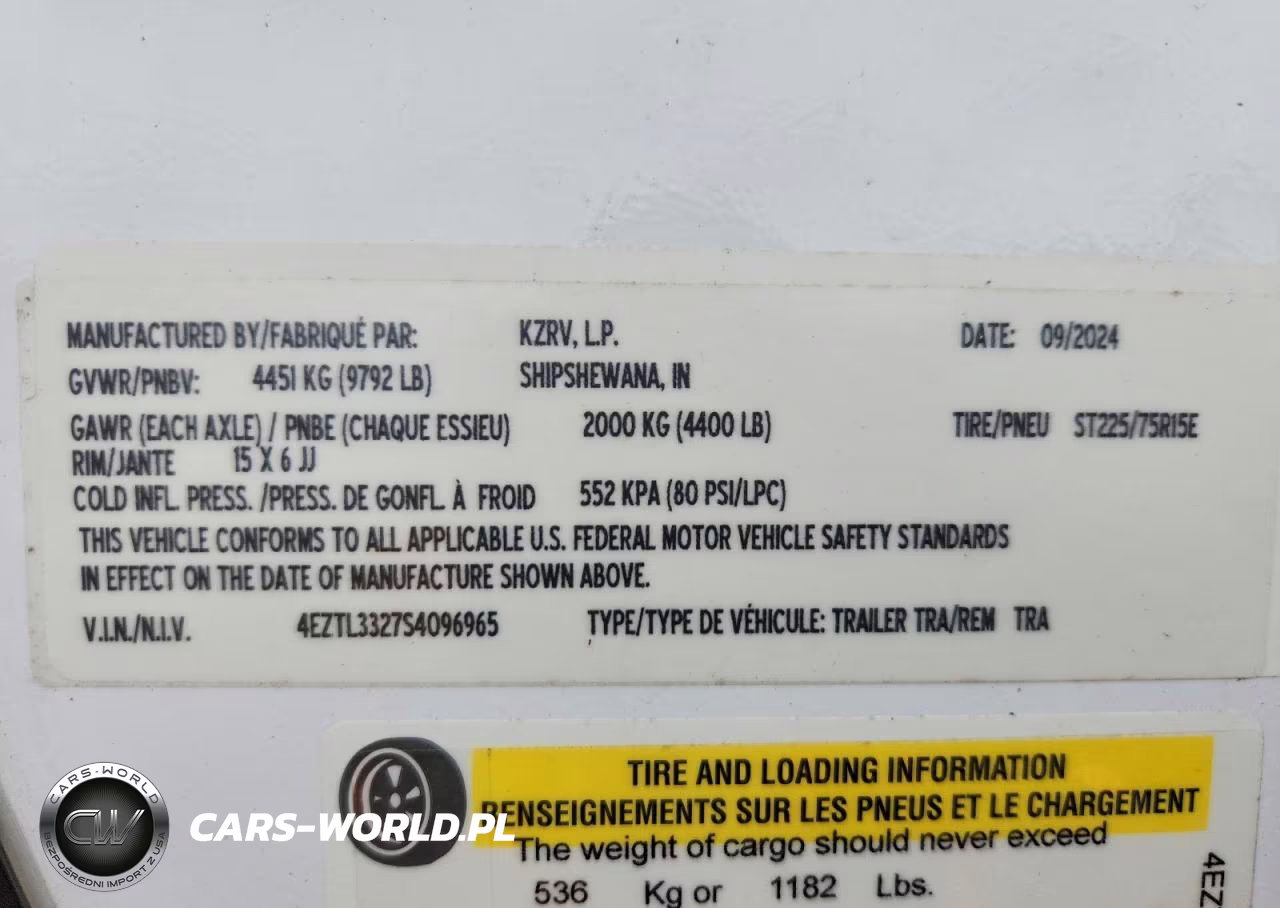 2025 Kz Connect Camper VIN:4EZTL3327S4096965 - 10