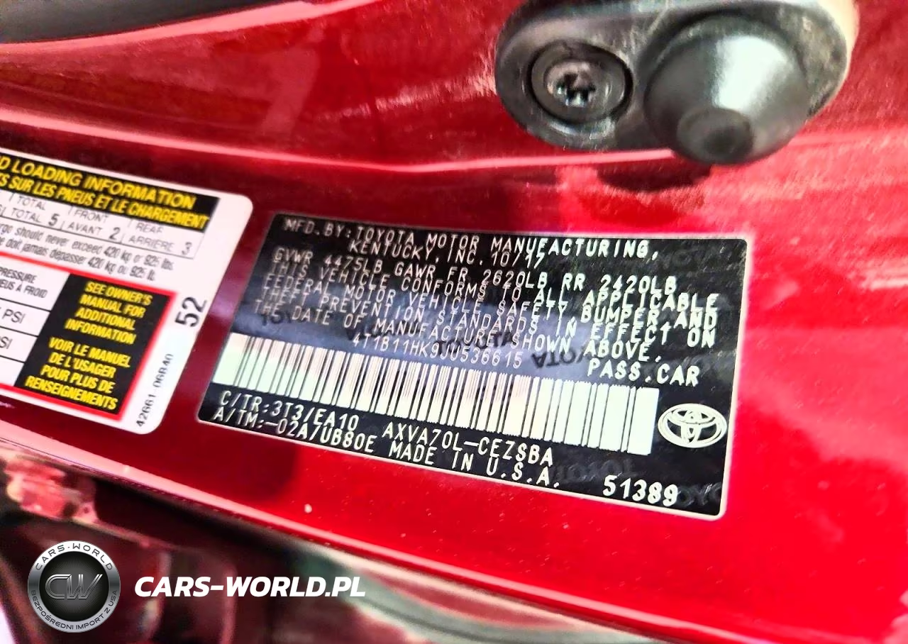 2018 Toyota Camry Se VIN:4T1B11HK9JU536615 - 12