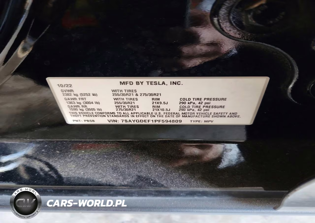2023 Tesla Model Y VIN:7SAYGDEF1PF594809 - 12
