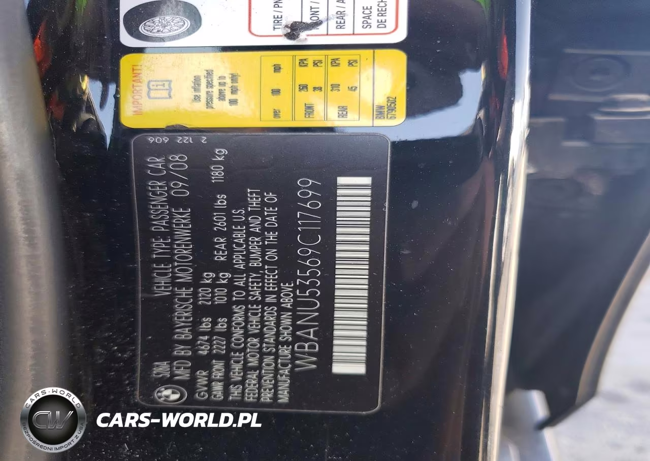 2009 BMW 528 I VIN:WBANU53569C117699 - 12