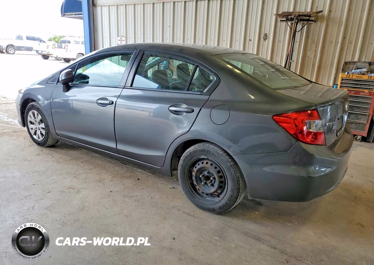2012 Honda Civic Lx VIN:19XFB2F51CE077121 - 2