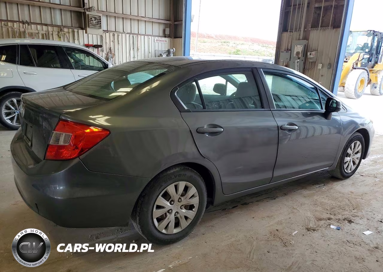 2012 Honda Civic Lx VIN:19XFB2F51CE077121 - 3