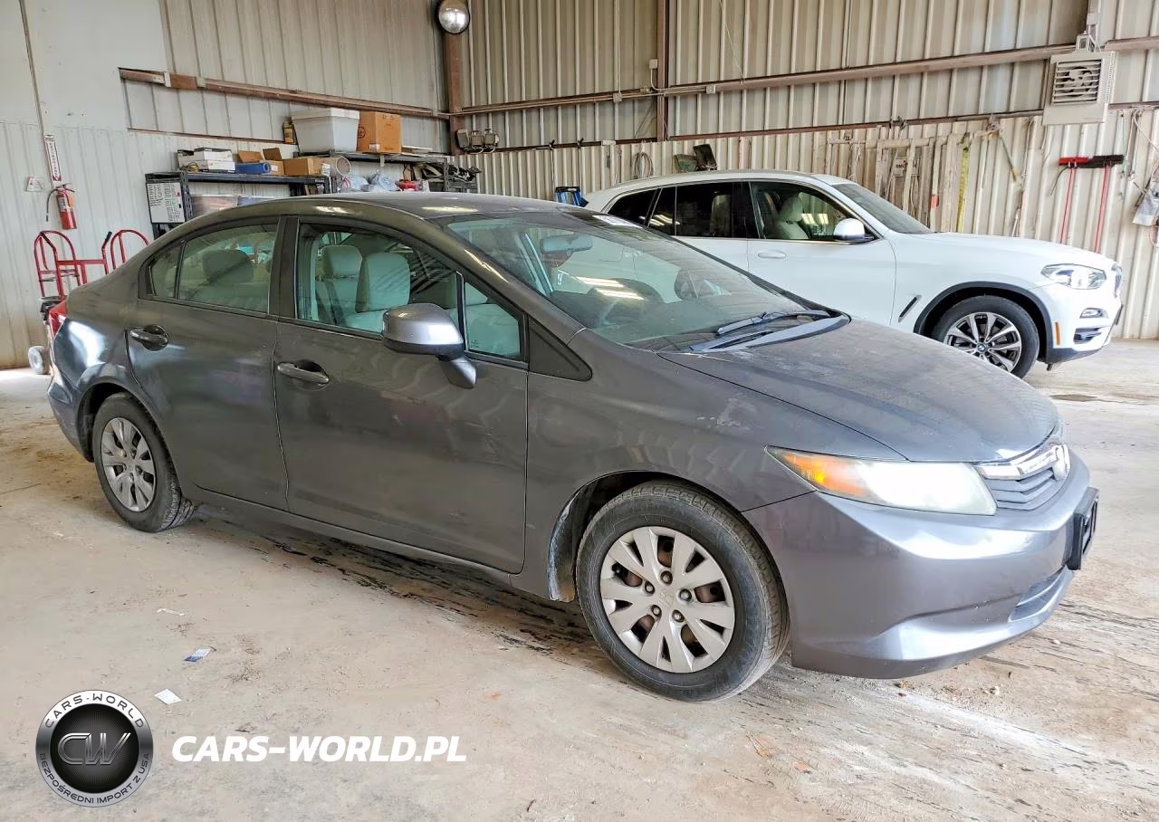 2012 Honda Civic Lx VIN:19XFB2F51CE077121 - 4