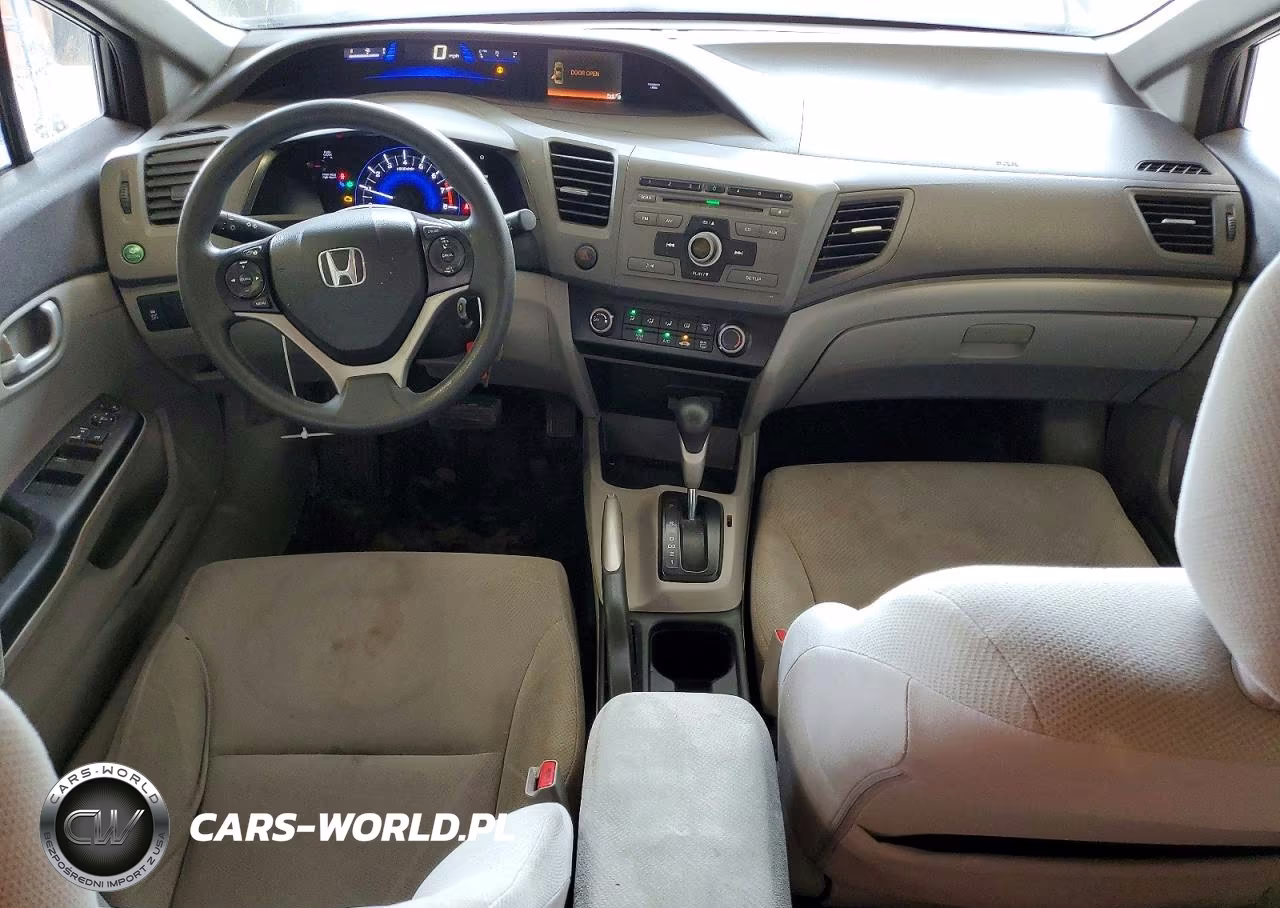 2012 Honda Civic Lx VIN:19XFB2F51CE077121 - 8