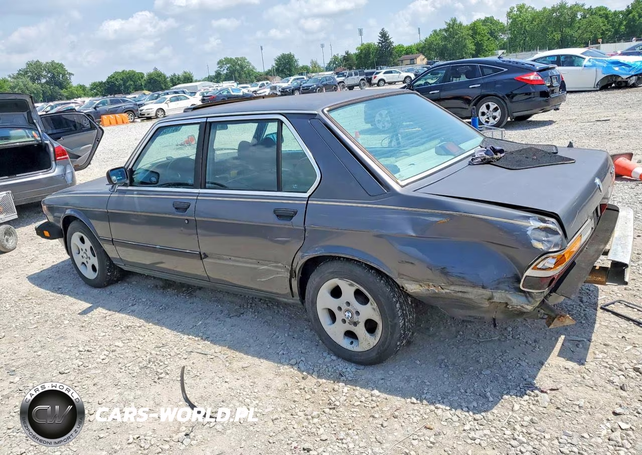 1986 BMW 535 I Automatic VIN:WBADC8405G1720204 - 2