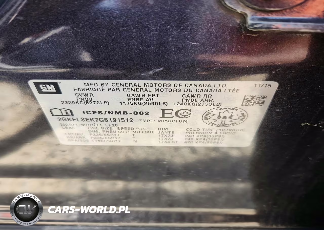 2016 GMC Terrain Sle VIN:2GKFLSEK7G6191512 - 13