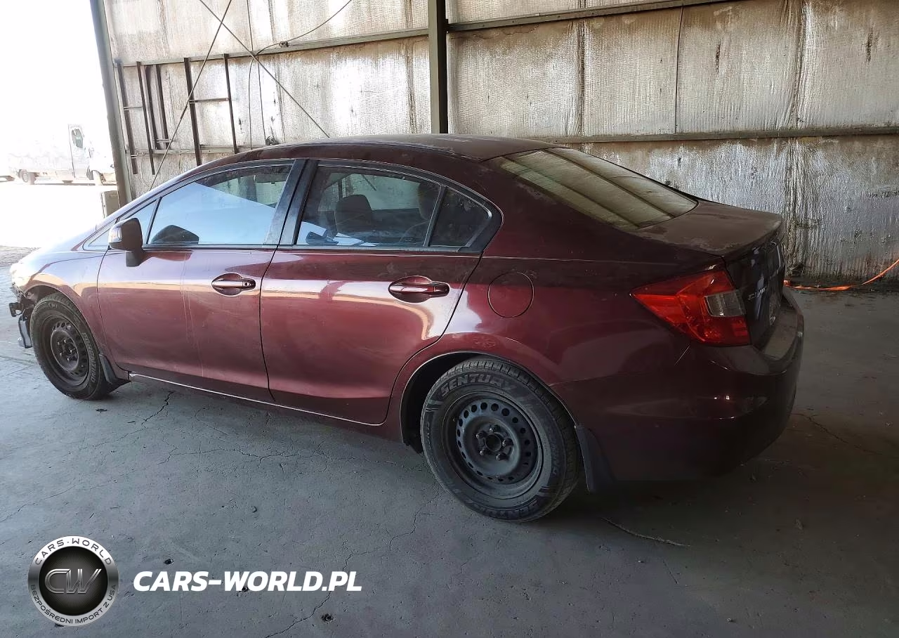 2012 Honda Civic Lx VIN:2HGFB2F50CH531588 - 2
