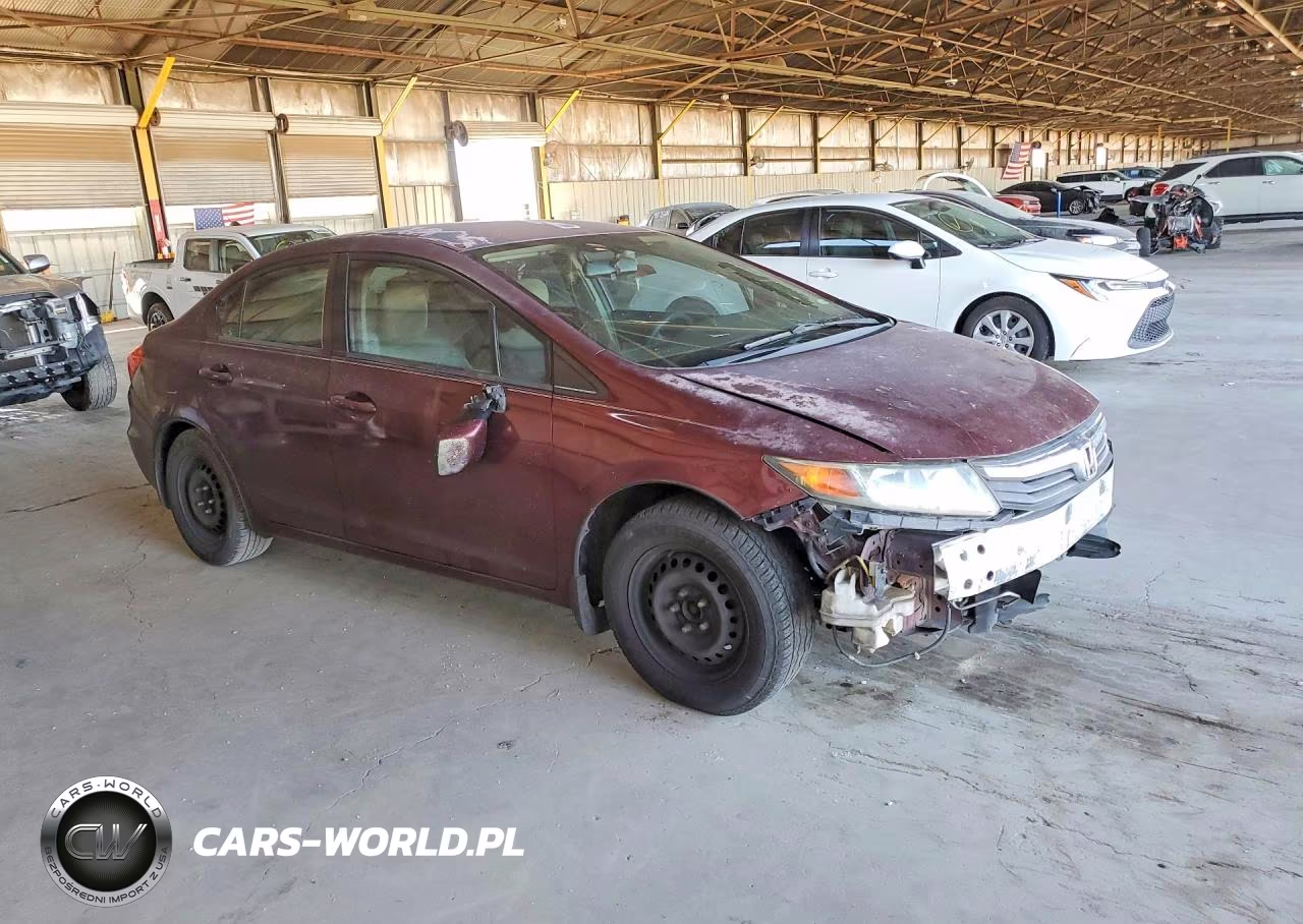 2012 Honda Civic Lx VIN:2HGFB2F50CH531588 - 4