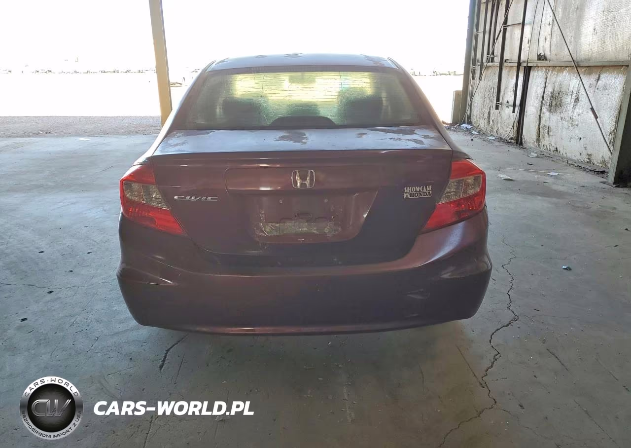2012 Honda Civic Lx VIN:2HGFB2F50CH531588 - 6