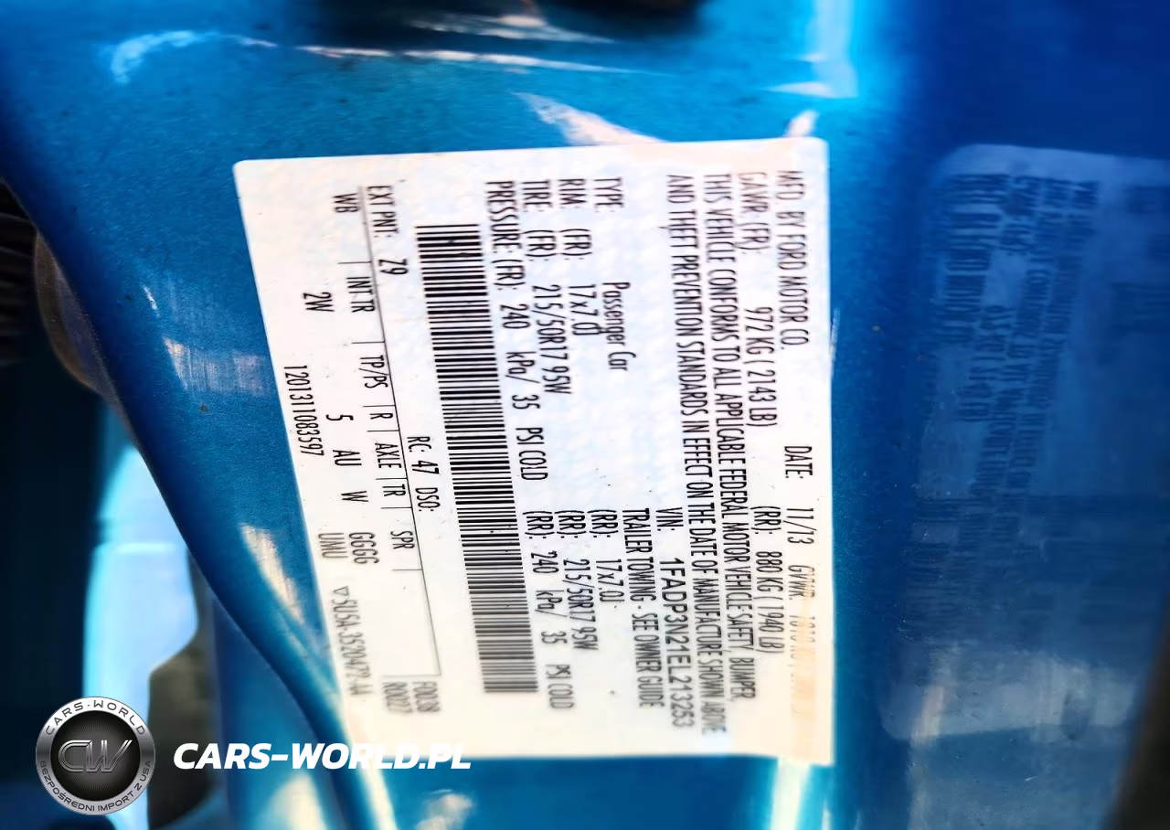 2014 Ford Focus Titanium VIN:1FADP3N21EL213253 - 13