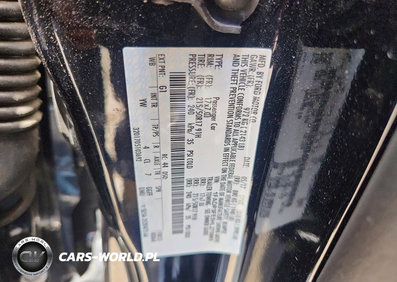2017 Ford Focus Se VIN:1FADP3FE5HL275865 - 12