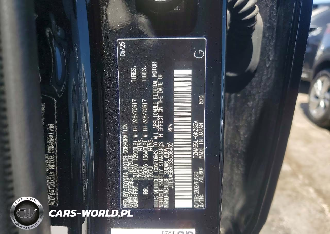 2025 Toyota 4Runner Sr5 VIN:JTEVA5BR1S5038432 - 14