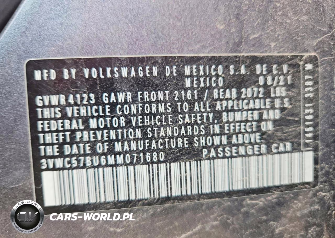 2021 Volkswagen Jetta S VIN:3VWC57BU6MM071680 - 12