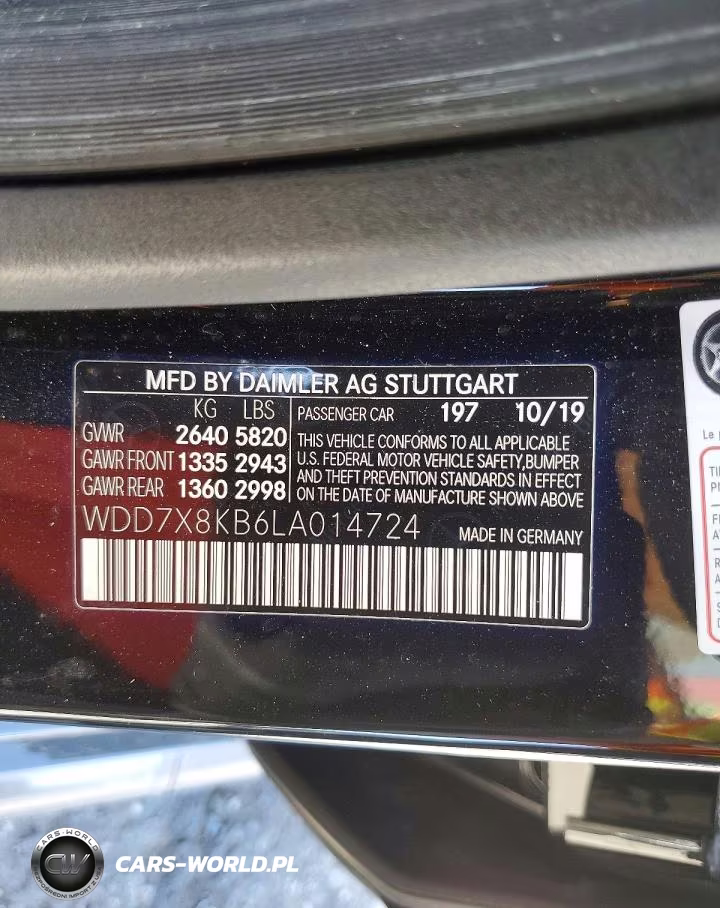 2020 Mercedes-Benz Amg Gt 63 S VIN:WDD7X8KB6LA014724 - 12