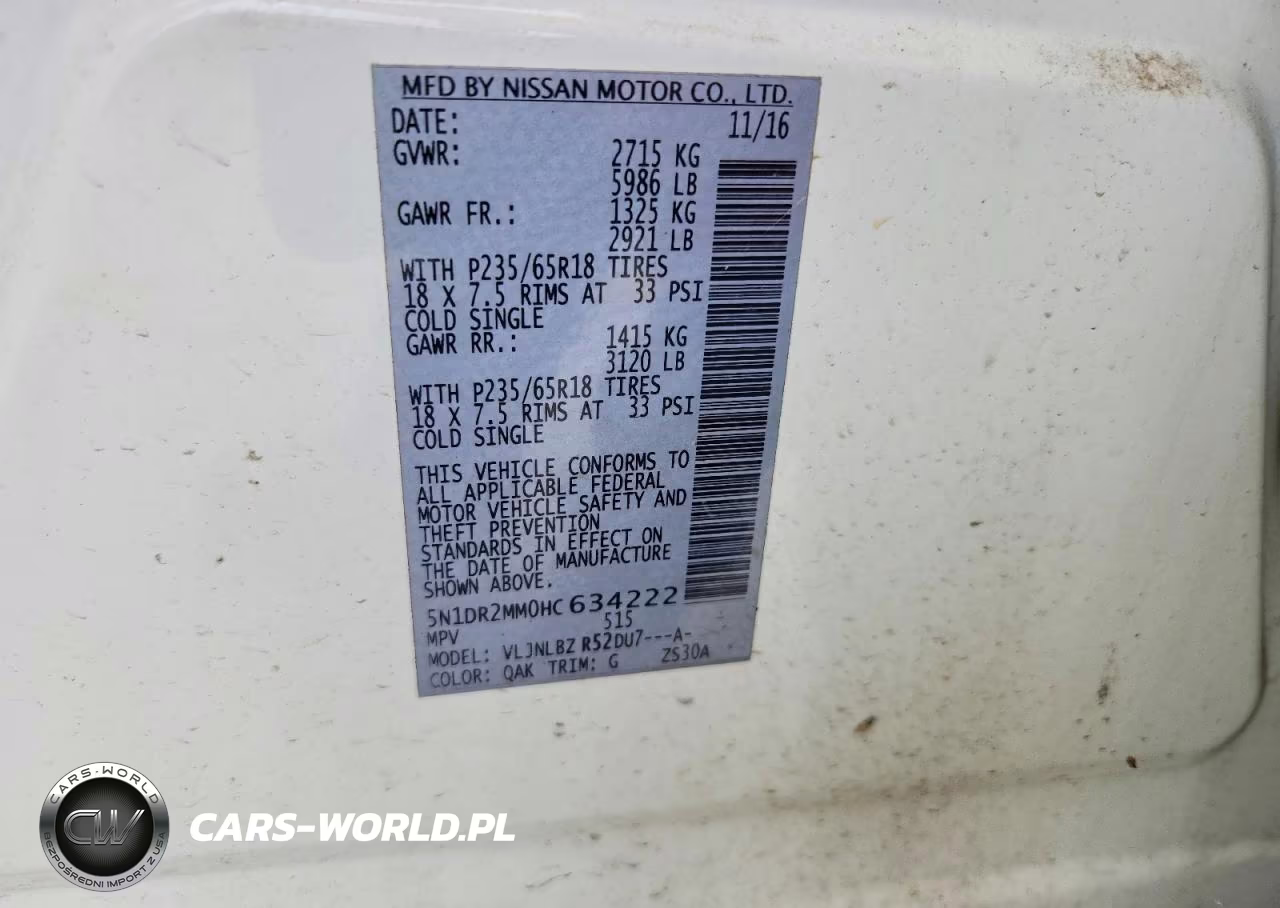 2017 Nissan Pathfinder S VIN:5N1DR2MM0HC634222 - 13
