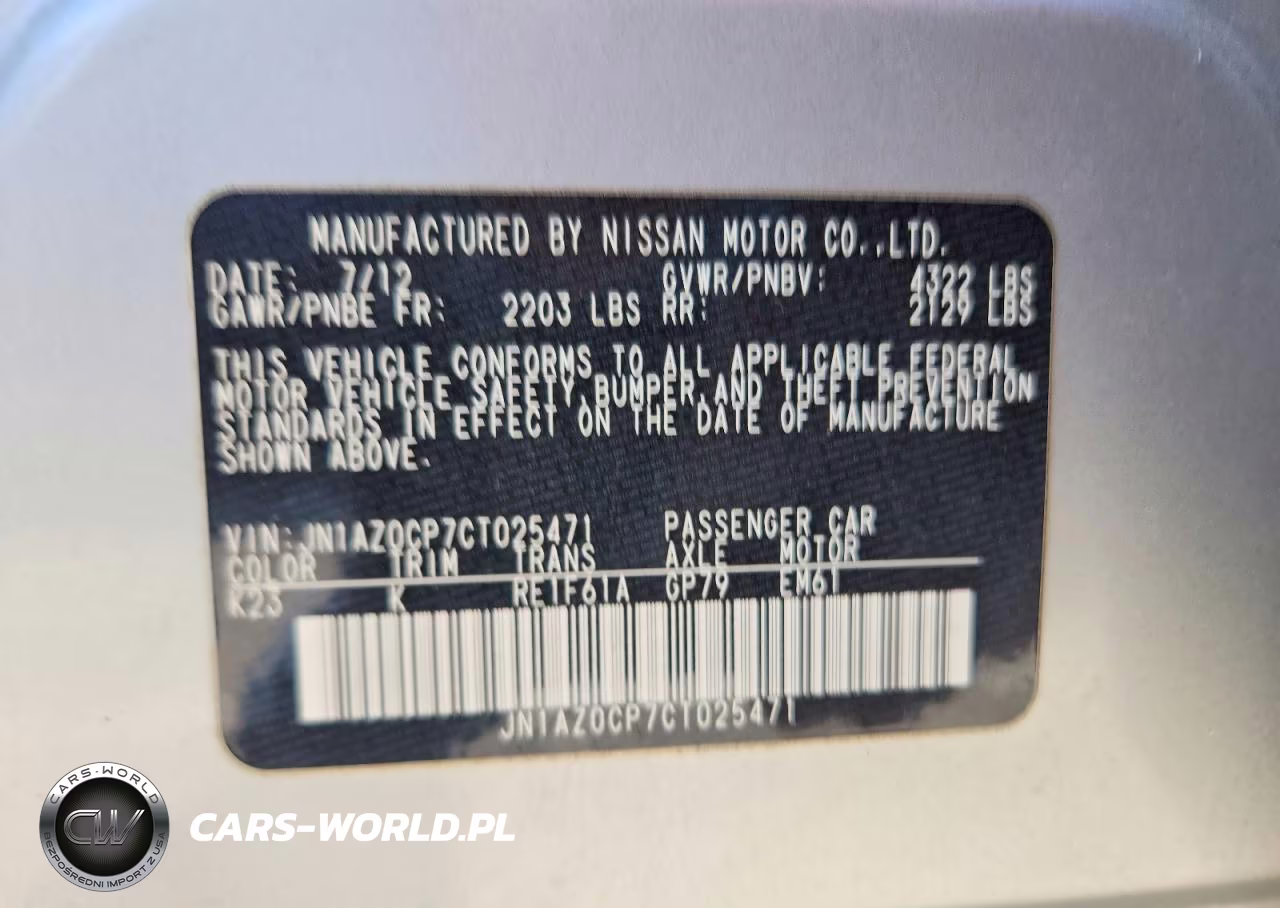2012 Nissan Leaf Sv VIN:JN1AZ0CP7CT025471 - 12