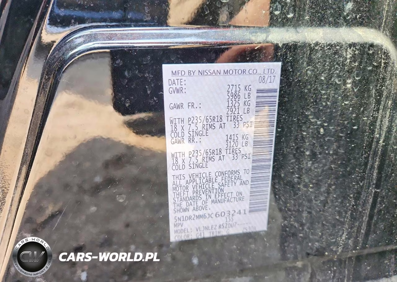 2018 Nissan Pathfinder Sv VIN:5N1DR2MM6JC603241 - 13